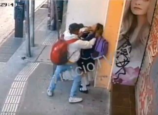 #VIDEO | Revelan video de intento fallido de asalto a una joven estudiante