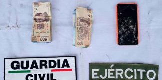 Aseguran a 2 presuntos extorsionadores, en Tierra Caliente