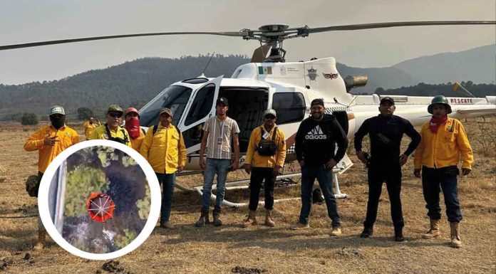 #VIDEO | Helicóptero y brigadas terrestres combaten incendio en Zinapécuaro