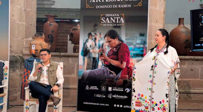 Del 12 al 27 de abril se realizará el Tianguis Artesanal Domingo de Ramos en Uruapan