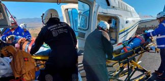 #Video #Actualización | SSP realiza traslados aéreos tras accidente vehicular en Tiripetío