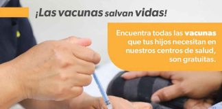 ¡Protege a tus hijos! SSM invita a completar esquemas de vacunación