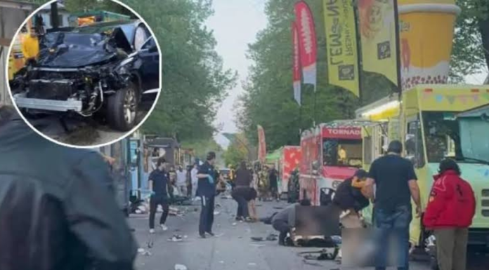 #Video | Conductor arrolla a una multitud durante festival; hay un saldo de 9 muertos y varios heridos