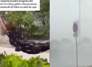 #Viral #VIDEO | China emite alerta naranja por vientos extremos; suspenden clases, vuelos y actividades en varias ciudades del norte