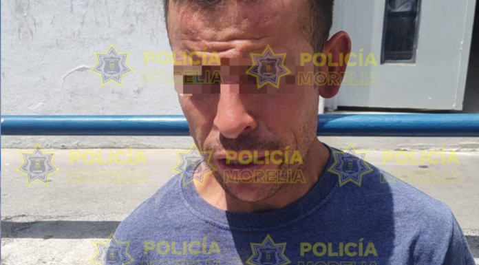 Policía Morelia detiene a persona por presunta tentativa de robo a casa habitación en Jesús del Monte