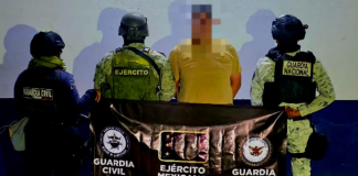 Detienen a un empistolado sujeto en la colonia Nueva de Apatzingán