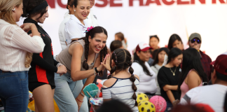 Giulianna Bugarini celebra a lo grande a la niñez moreliana con un festival lleno de alegría