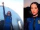 #Video | Esto fue lo que dijo Katy Perry al regresar del espacio durante una primera tripulación exclusivamente femenina