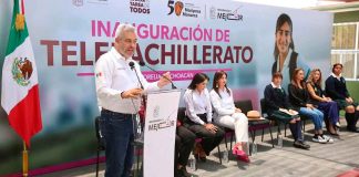 ¡Arko San Antonio estrena Telebachillerato! Alfredo Ramírez Bedolla inaugura el plantel
