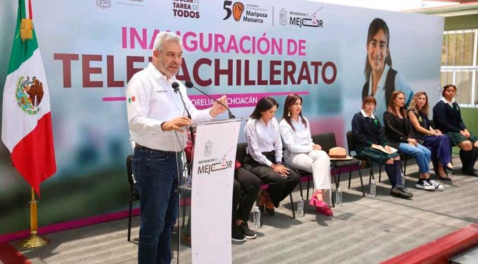 ¡Arko San Antonio estrena Telebachillerato! Alfredo Ramírez Bedolla inaugura el plantel