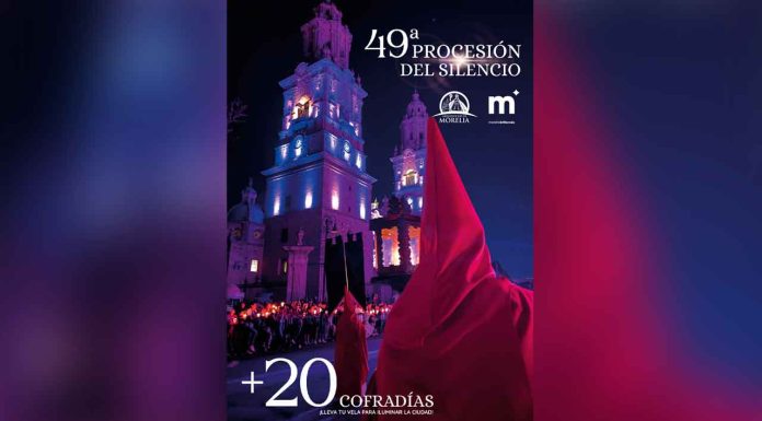 Procesión del Silencio, evento estelar de actividades de Semana Santa en Morelia