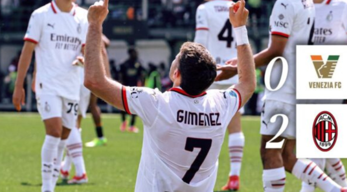 #Video | Santiago Giménez hace gol con Milan en el triunfo ante Venezia