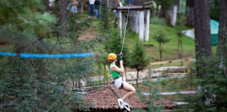 Tirolesa de Rancho Viejo Los Azufres lista para recibirte estas vacaciones