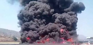 #VIDEO | Volcadura e incendio de pipa deja un muerto en Copándaro de Galeana