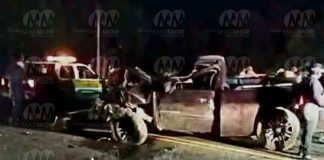 #VIDEO | Una persona sin vida y varios heridos, tras brutal choque de frente sobre la carretera Uruapan-Paracho