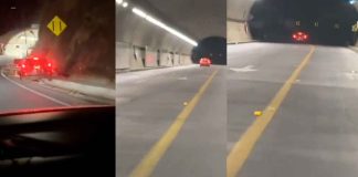 #Videos | Conductor presuntamente ebrio invade carril contrario y termina estrellado en el Ramal Camelinas