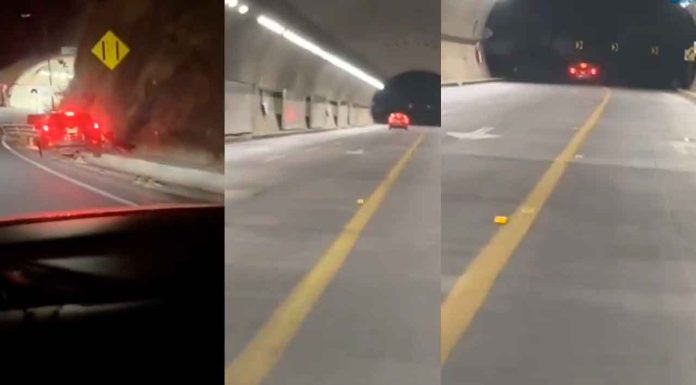 #Videos | Conductor presuntamente ebrio invade carril contrario y termina estrellado en el Ramal Camelinas