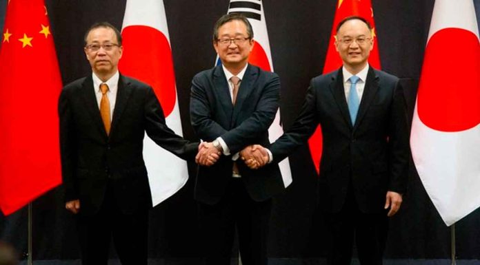 #Video | China, Japón y Corea del Sur acuerdan respuesta conjunta ante aranceles de EE. UU