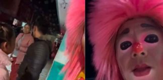 #Video | Amenazan de linchar a payasito en #Puebla tras negarse a dar un show por falta de pago