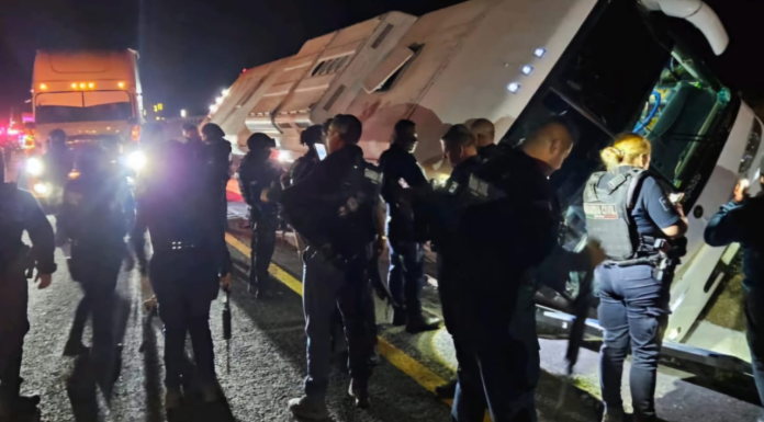 #VIDEO | Se registra accidente de autobús en la México-Guadalajara