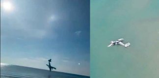#VIDEO | Capitán decide redirigir la avioneta al mar para evitar bajas civiles, él y su tripulación no sobreviven #Internacional