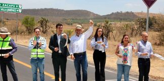 Inaugura Bedolla entronque carretero Zacapu-Panindícuaro; tras 15 años de abandono