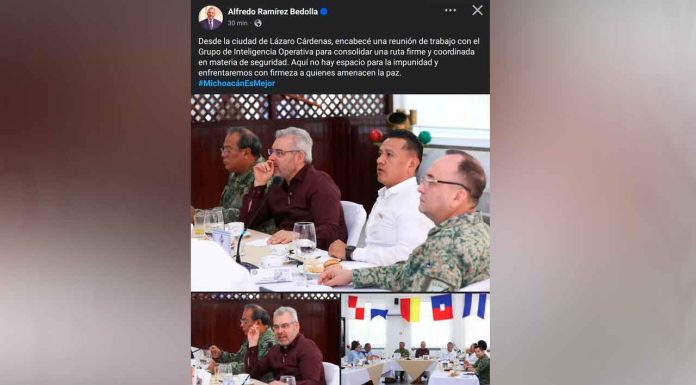 “Enfrentaremos con firmeza a quienes amenacen la paz”: Alfredo Ramírez Bedolla