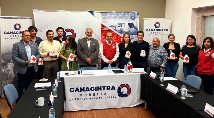 Canacintra y Cruz Roja firman convenio para atender protocolos de seguridad en empresas
