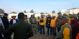Continúa el combate contra el incendio en Tiríndaro y Naranja; 60% contenido gracias al esfuerzo conjunto: Gobierno de Zacapu