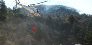 SSP ha realizado más de 103 horas de vuelo para combatir incendios