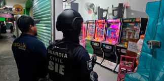 SSP decomisa 214 máquinas tragamonedas en Apatzingán