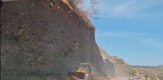 #VIDEO | Autopista Siglo XXI sigue operando; limpian zona tras leve deslave