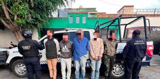 Cinco detenidos en posesión de armas de fuego en Morelos: SSP