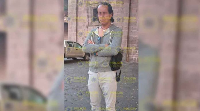 Policía Morelia detiene a hombre que tomó fotos indebidas a menor en el Centro Histórico