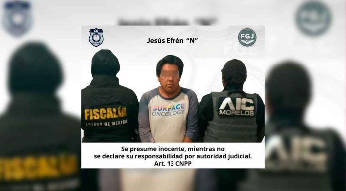#Video | Detienen en Morelos a Jesús Efrén Lozada por haber ocultado los cuerpos de su madre y abuela en refrigerador