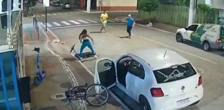 #VIDEO | Joven pareja se defiende de un asalto; golpearon al delincuente