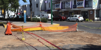Continua OOAPAS atendiendo colector pluvial en Boulevard García de León