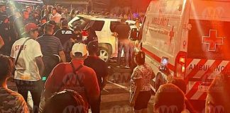 #VIDEO | Ebrio se queda dormido y atropella a varias personas, que asistieron a concierto de Marisela en LZC