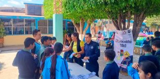 Promueven la seguridad vial entre jóvenes de la Secundaria Dámaso Cárdenas