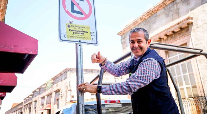 Policía Morelia facilita estacionamiento en calles del Centro Histórico durante temporada vacacional