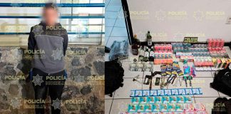 Policía Morelia detiene a presunto implicado en robo a tiendita en la colonia 3 de agosto