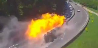 #VIDEO | Explosión de camión cisterna en Palhoca deja múltiples vehículos incendiados y varios heridos #Internacional