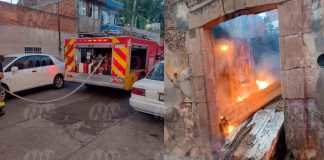 #Imágenes | Se registran 2 incendios de domicilio en distintas colonias de Morelia
