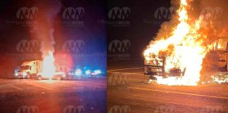 #Video | Comuneros exigen destitución de jefe de tenencia con incendio de patrulla en Aranza