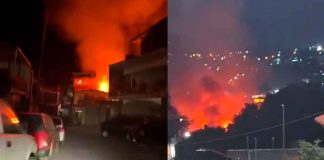 #Videos | Reportan fuerte incendio en domicilio de Uruapan; esto se sabe