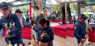 #Video | Presuntos inspectores decomisan mezcal a productores oaxaqueños que participaban en una feria