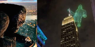 #Viral #VIDEO | ¡Épico y Viral! King Kong “regresa” al Empire State gracias a un show de drones en Nueva York