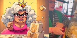 #LadyHambreada, revendedora, no pudo vender un pastel completo, se le echó a perder y pidió reembolso a la tienda #México