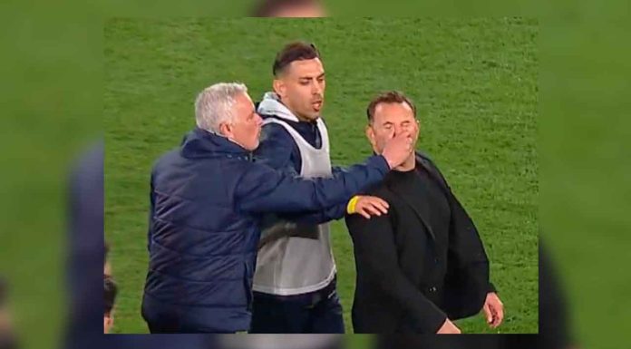 #Video #Internacional | José Mourinho protagoniza escándalo en Turquía al agredir a Okan Buruk tras eliminación en la Copa