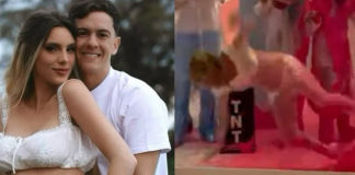 #VIDEO | Lele Pons sufre caída en su fiesta de revelación de género